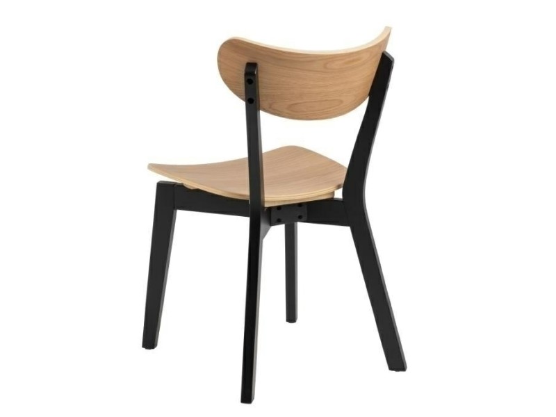 Krzesło Roxby naturalne czarne - ACTONA